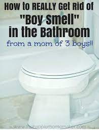 get rid of boy smell in the bathroom