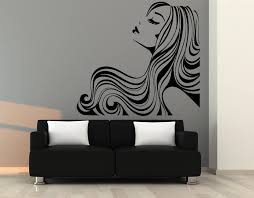 Hairstyle Salon Wall Art Decal Sticker