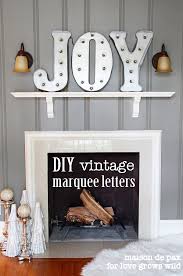 Diy Vintage Marquee Letters Love