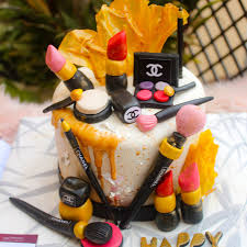 makeup theme birthday cake best