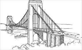 Free coloring pages suitable for toddlers, preschool, kindergarten and early elementary kids. Bridge Coloring Pages Coloringbay