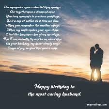 151 birthday wishes for husband poems