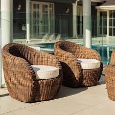 Juno Natural Brown Wicker Chair
