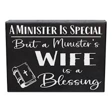 wife is a blessing wooden sign