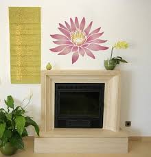 Flower Stencil Lotus Grande Sm Reusable