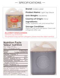 golden label superior light soy sauce