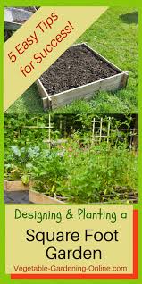 Square Foot Garden Designs Tips And Plans