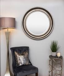 berlin mirror large pewter and