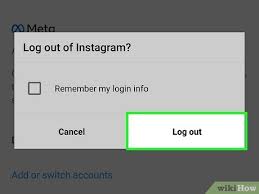 how to remove an insram account from