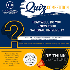 The economic survey was tabled on january 29, 2021, in the parliament by nirmala sitharaman. Fiji National University Our Week 18 Online Quiz Is Now Up Simply Follow The Quiz Link And Answer All 3 Questions Correctly To Go Into The Draw This Friday To Win