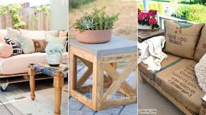However, purchasing some new patio furniture to make your patio more comfortable and beautiful can be quite costly, so why don't you try these diy patio furniture ideas? 10 Diy Patio Furniture Projects That Are Cheap Youtube