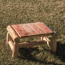 Red Cedar Log Adirondack Chair
