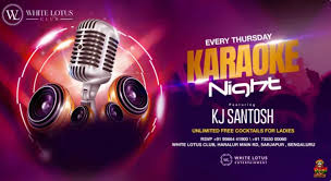 WhiteLotus Club Karaoke Night ft. KJ Santosh | 10th August