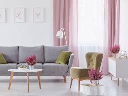 curtain color combination for living