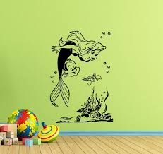 Ariel Little Mermaid Wall Decal Walt