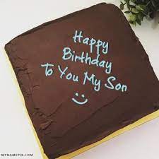 happy birthday cake for son stunning