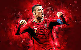 Red Poster Cristiano Ronaldo