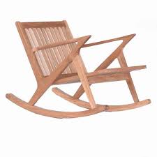 Scandinavian Style Teak Rocking Chair
