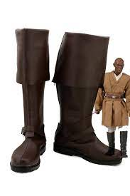 Jedi Master Mace Windu Cosplay Boots Shoes Cosplay Custom Made For Adult  Men Women Shoes - Shoes - AliExpress