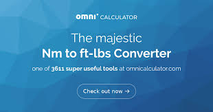 nm to ft lbs converter newton meters
