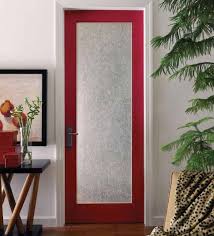 Interior Door With Frosted Glass Panel