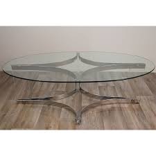 Vintage Coffee Table In Lucite Chromed