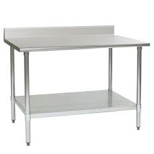 We begin with stainless steel dining tables that are a mix of materials, such as metal and glass. Stainless Steel Work Table Ideal For Commercial And Laboratory Use