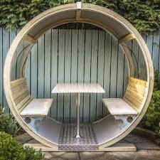 Ornate Garden Wheel Bench
