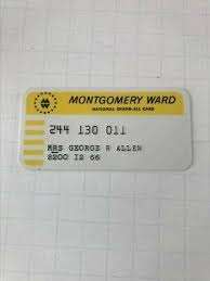 Montgomery ward is the name of two successive u.s. Montgomery Ward Credit Card Expired Highly Collectible Issue 12 66 10 00 Picclick