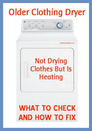 Heating element assembly (electric dryers) 1. Clothes Dryer Not Drying Clothes But Is Heating