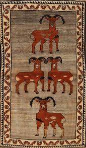 s pictorial wool gabbeh persian