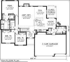 House Plan 73298 Ranch Style With
