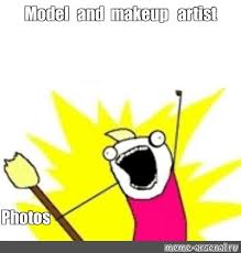 meme model and makeup artist photos
