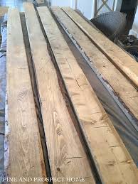easy faux wood beams diy tutorial 17