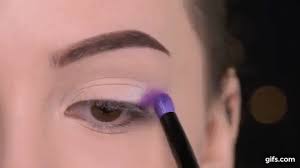 easy purple makeup tutorial animated gif