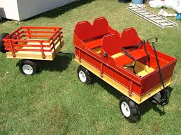 huge kids wagon and matching trailer
