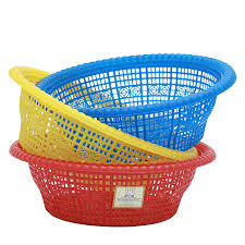 10 best plastic laundry baskets of april 2021. Buy Laplast Multicolour Fruit Basket 3 Pcs Online At Best Price Bigbasket