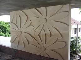Stone Wall Panels Interior Bali Carving
