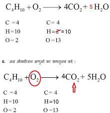 balance the chemical equations