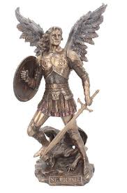 Archangel Michael Bronze Figurine 33cm