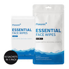 perisafe essential face wipe pouch