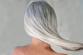 how to make gray hair shiny silver