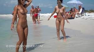 Only two naked girls on the public beach - ThisVid.com