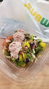 Learn how to make a subway tuna salad sandwich by following these steps Kyle On Twitter Ordered A Salad From Subway Through Doordash They Literally Forgot The Lettuce It S Just A Bowl Of Toppings Wut Https T Co Ojqmitgurd
