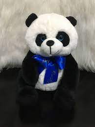 panda stuffed toy blue magic hobbies