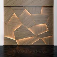 Wooden 3d Panels 3d Model Wooden