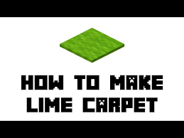 minecraft survival how to make lime