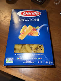 barilla pasta rigatoni 16 ounce pack