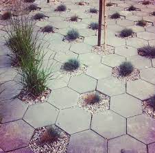hexagon pavers diy patio pavers