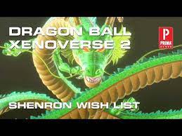Check spelling or type a new query. Dragon Ball Xenoverse 2 Shenron Wish List How To Unlock Hit Eis Nuova